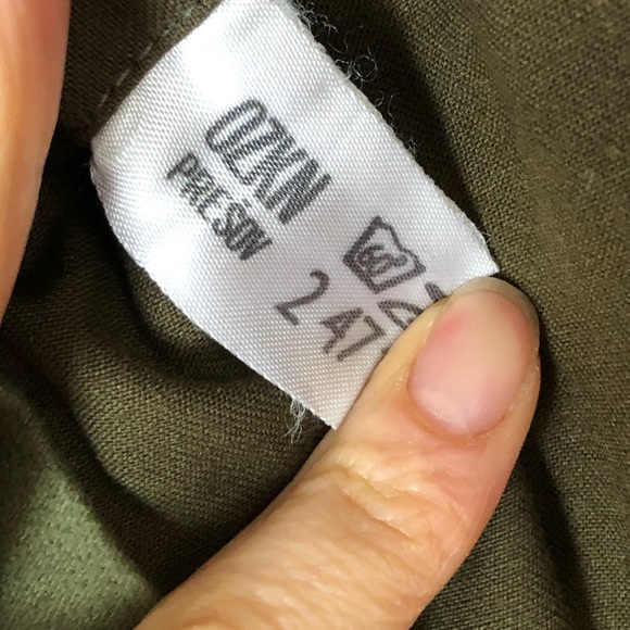 Oversized army style canvas jacket - Picture 2 of 2